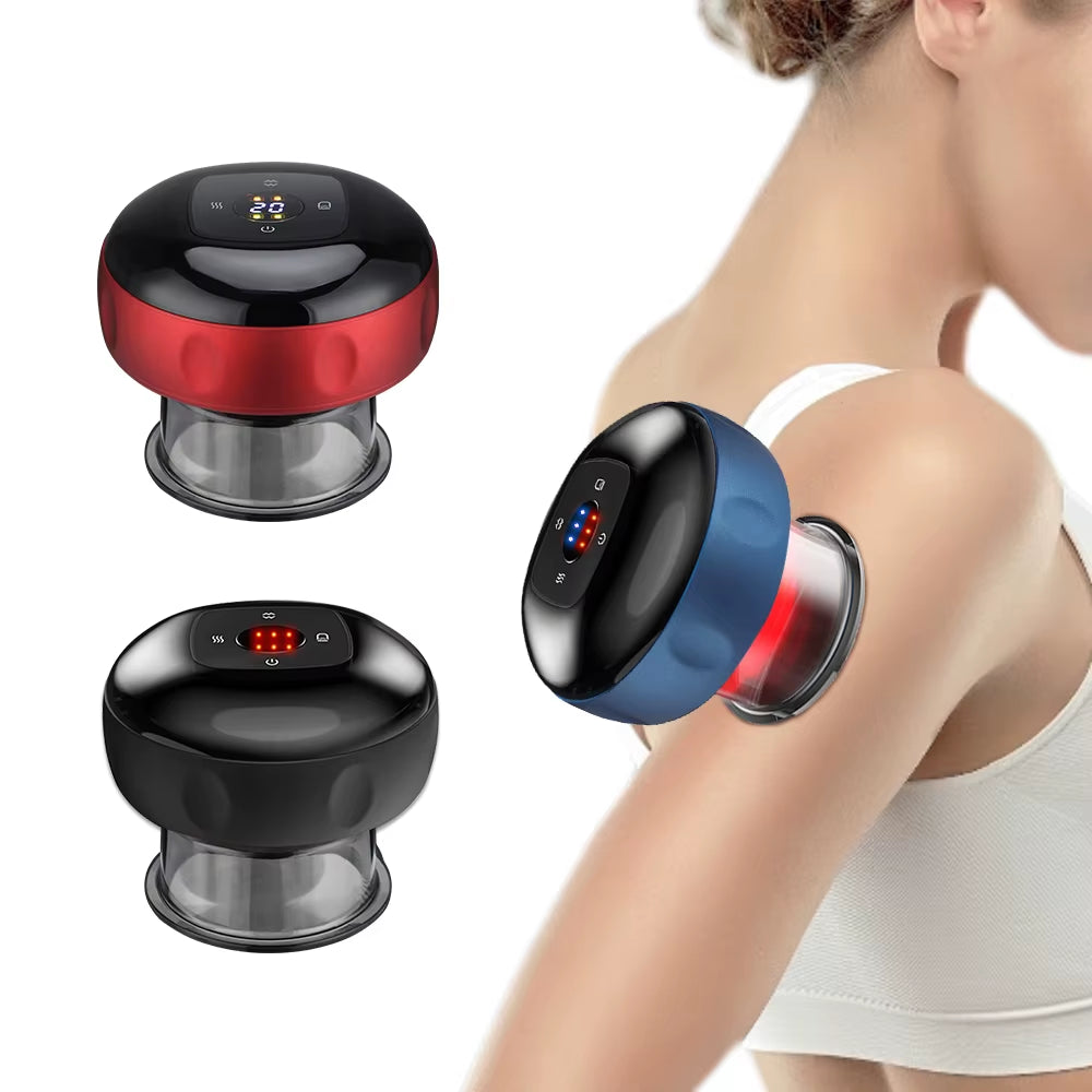 Electric Vacuum Cupping Massage Body Cups Anti-Cellulite Therapy Massager for Body Electric Guasha Scraping Fat Burning Slimming